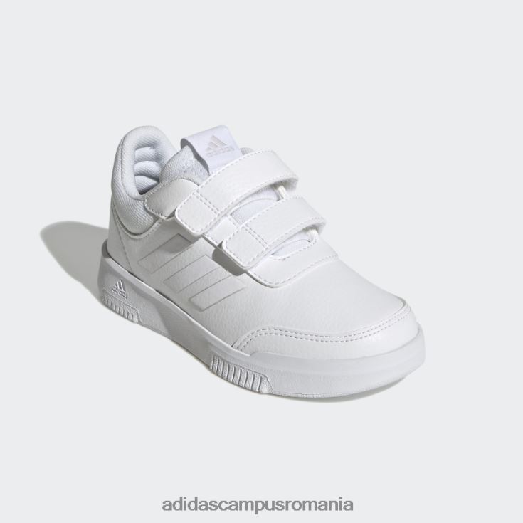 adidas campus romania pantofi albi cu cârlig și buclă de tensaur copii alb/gri J266N217861