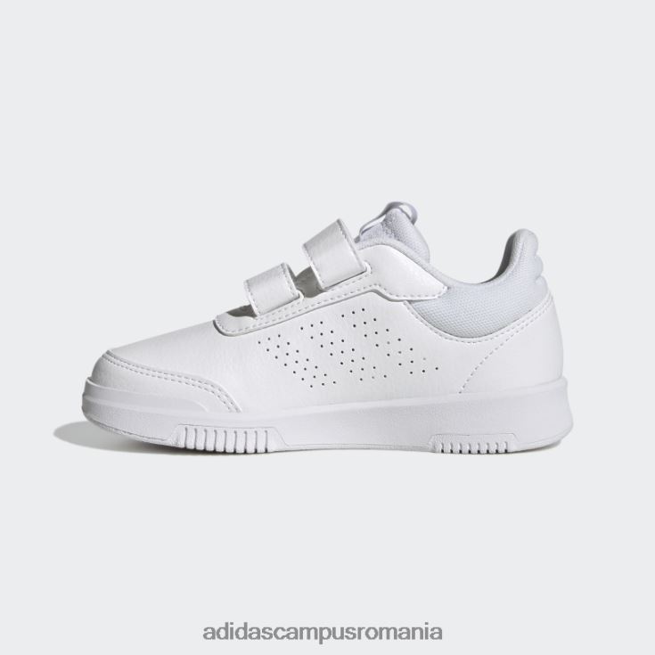 adidas campus romania pantofi albi cu cârlig și buclă de tensaur copii alb/gri J266N217861