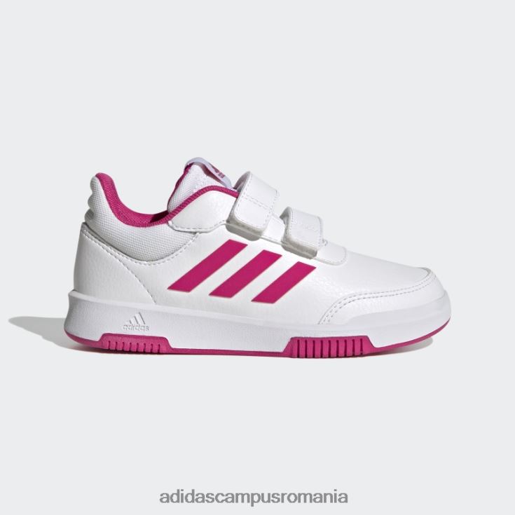 adidas campus romania pantofi albi cu cârlig și buclă de tensaur copii alb/magenta real/negru J266N217758