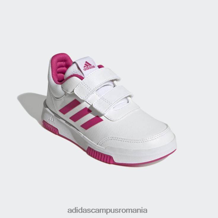 adidas campus romania pantofi albi cu cârlig și buclă de tensaur copii alb/magenta real/negru J266N217758