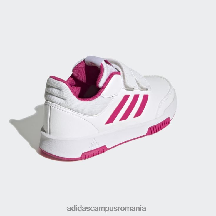 adidas campus romania pantofi albi cu cârlig și buclă de tensaur copii alb/magenta real/negru J266N217758