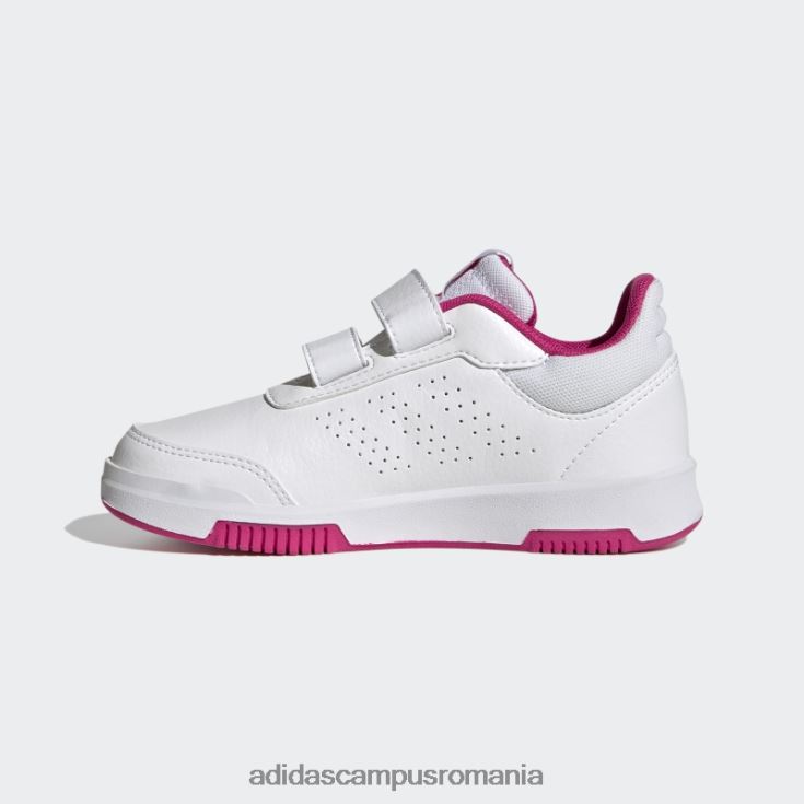 adidas campus romania pantofi albi cu cârlig și buclă de tensaur copii alb/magenta real/negru J266N217758