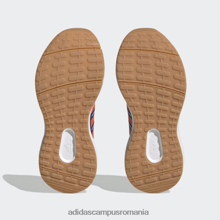 adidas campus romania pantofi albi cu curea de sus cu dantela elastica fortarun 2.0 cloudfoam copii alb/rosu/albastru victorie J266N217855