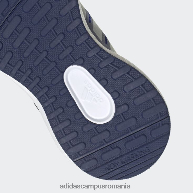 adidas campus romania pantofi albi cu curea de sus cu dantela elastica fortarun 2.0 cloudfoam copii albastru alb J266N211318