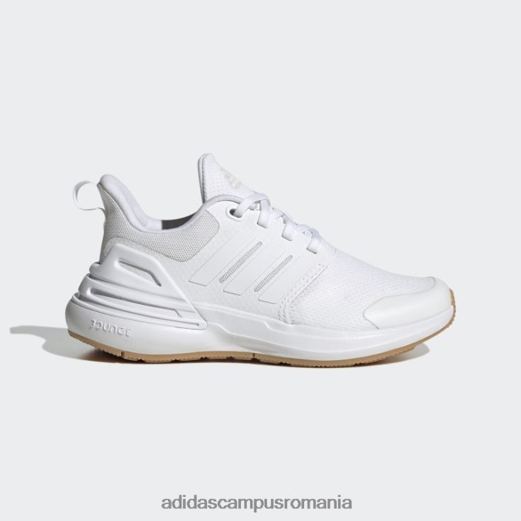 adidas campus romania pantofi albi din dantela rapidasport bounce copii alb J266N211153