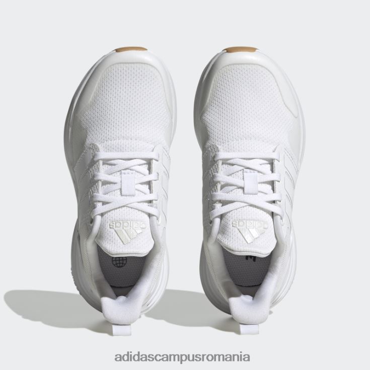 adidas campus romania pantofi albi din dantela rapidasport bounce copii alb J266N211153