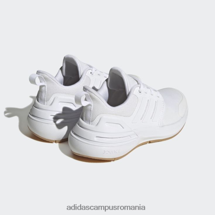 adidas campus romania pantofi albi din dantela rapidasport bounce copii alb J266N211153