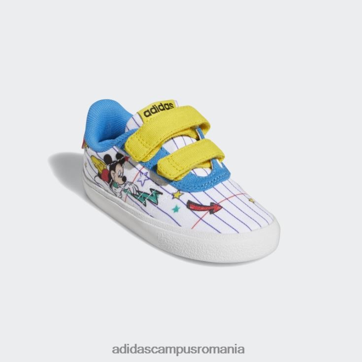 adidas campus romania pantofi albi x disney mickey mouse vulc raid3r copii alb/galben/albastru J266N218261