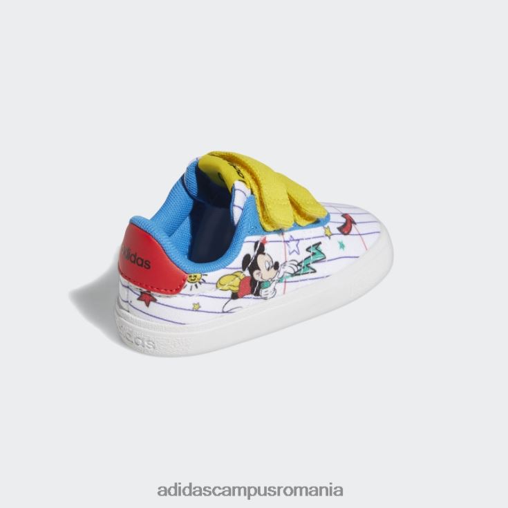 adidas campus romania pantofi albi x disney mickey mouse vulc raid3r copii alb/galben/albastru J266N218261