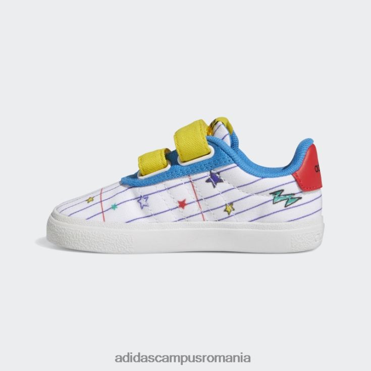 adidas campus romania pantofi albi x disney mickey mouse vulc raid3r copii alb/galben/albastru J266N218261