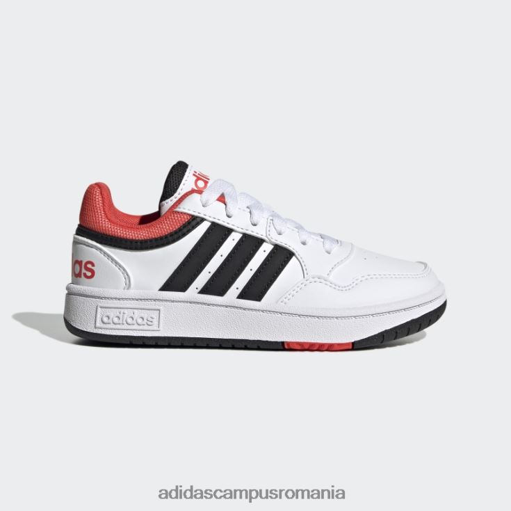 adidas campus romania pantofi cerc alb copii alb/negru/rosu J266N211408