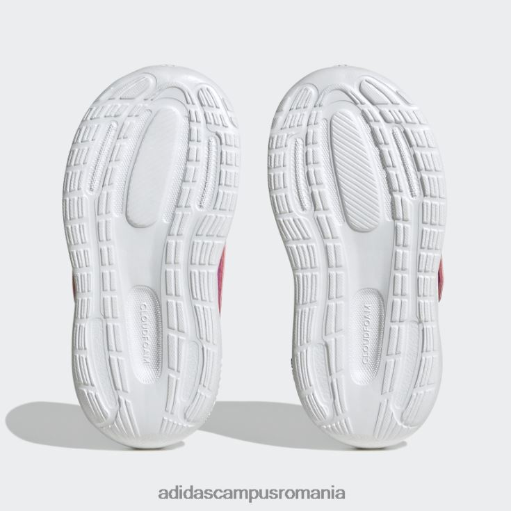 adidas campus romania pantofi cu cârlig și buclă runfalcon 3.0 fucsia copii fucsia/zori albastru/negru J266N217804