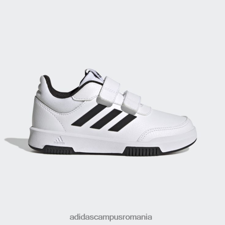 adidas campus romania pantofi cu cârlig și buclă stilați, negri copii alb negru J266N217713
