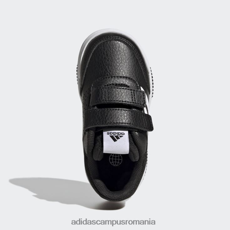 adidas campus romania pantofi cu cârlig și buclă tensaur albi copii alb negru J266N217689