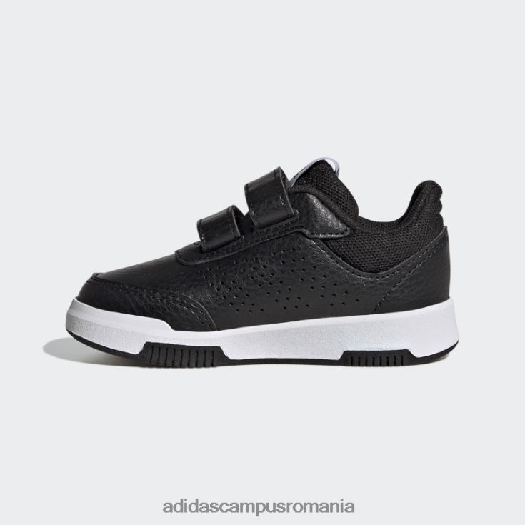 adidas campus romania pantofi cu cârlig și buclă tensaur albi copii alb negru J266N217689