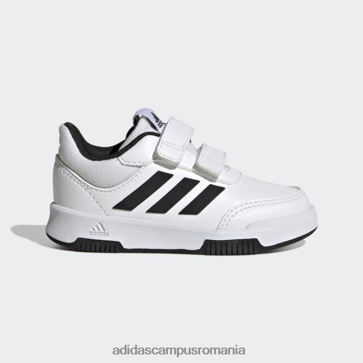 adidas campus romania pantofi cu cârlig și buclă tensaur moda neagră copii alb negru J266N217811