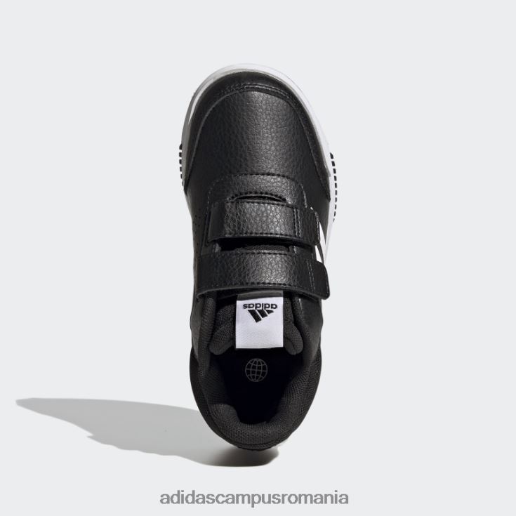 adidas campus romania pantofi cu cârlig și buclă tensauri negre copii alb negru J266N217627