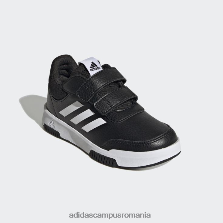 adidas campus romania pantofi cu cârlig și buclă tensauri negre copii alb negru J266N217627