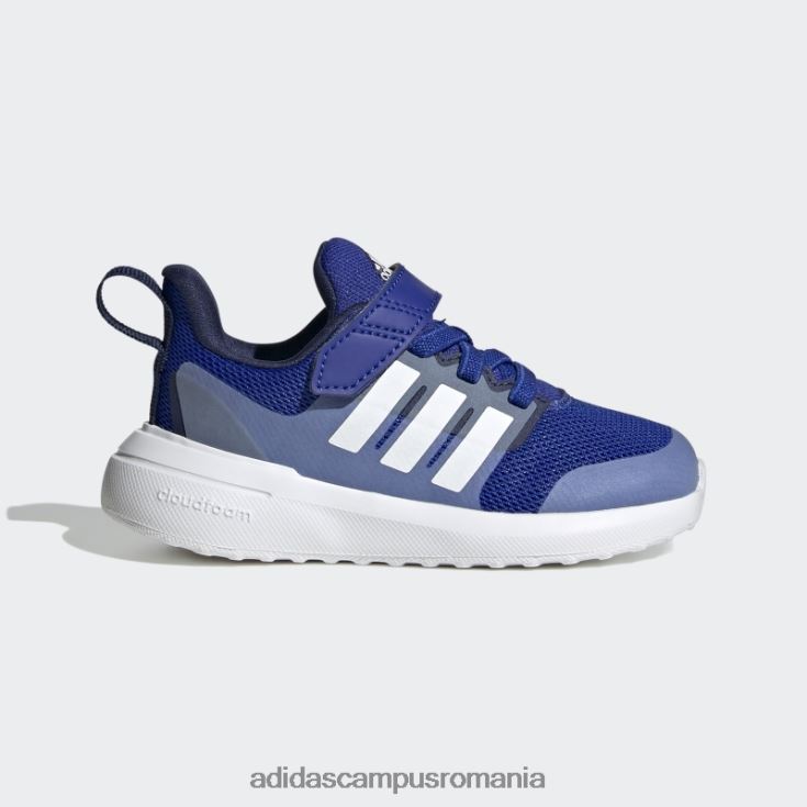 adidas campus romania pantofi cu curea de sus cu dantela elastica fortarun 2.0 cloudfoam albastru copii albastru alb J266N211306