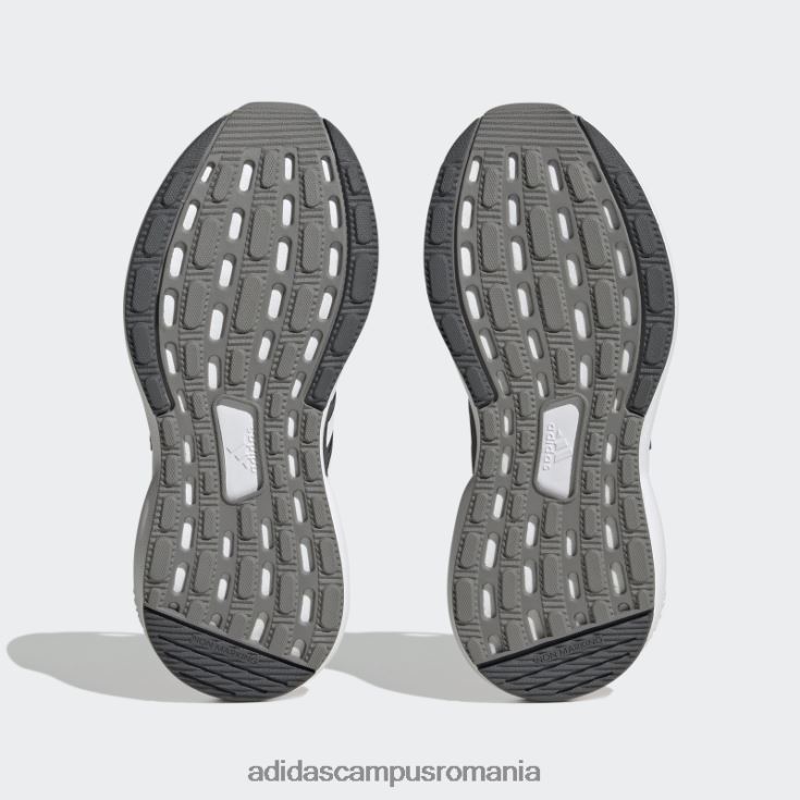 adidas campus romania pantofi cu curea de sus din dantela elastica rapidasport bounce gri copii gri/alb J266N217959