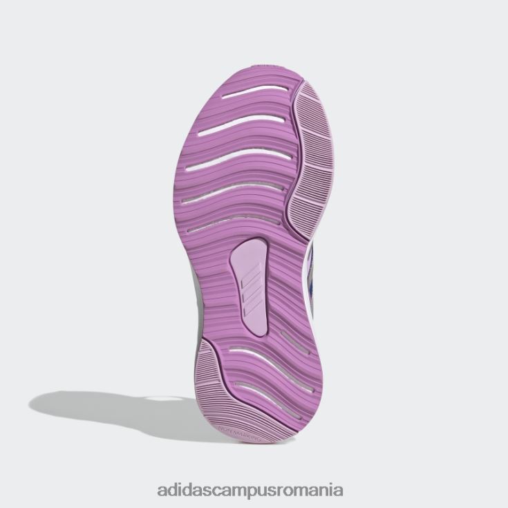 adidas campus romania pantofi cu dantelă elastică și cu bretele în partea superioară pentru alergare sport fortarun albastru copii albastru/violet mat/liliac J266N211561