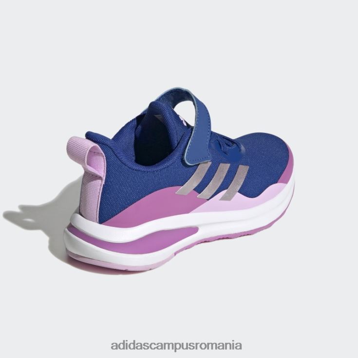 adidas campus romania pantofi cu dantelă elastică și cu bretele în partea superioară pentru alergare sport fortarun albastru copii albastru/violet mat/liliac J266N211561