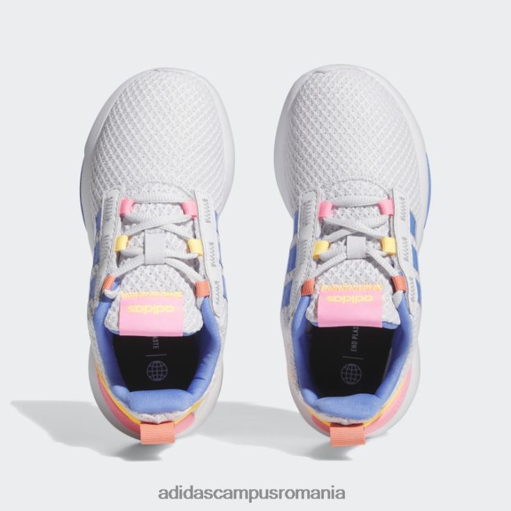 adidas campus romania pantofi de alergare dash grey racer tr21 lifestyle din dantela copii gri liniuță/alb/roz fascicul J266N211296