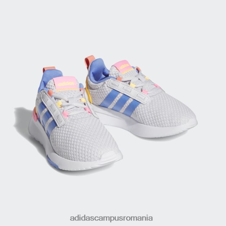 adidas campus romania pantofi de alergare dash grey racer tr21 lifestyle din dantela copii gri liniuță/alb/roz fascicul J266N211296