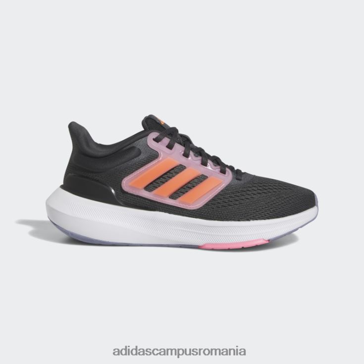 adidas campus romania pantofi de alergare sport carbon ultrabounce din dantelă copii carbon/portocaliu/roz fascicul J266N211218