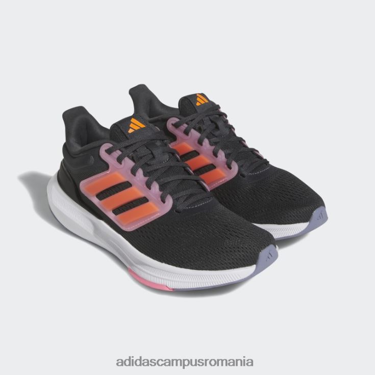 adidas campus romania pantofi de alergare sport carbon ultrabounce din dantelă copii carbon/portocaliu/roz fascicul J266N211218