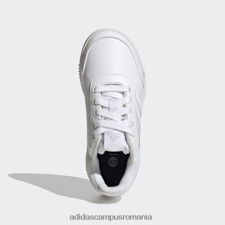 adidas campus romania pantofi de antrenament sport tensaur alb din dantela copii alb/gri J266N217693