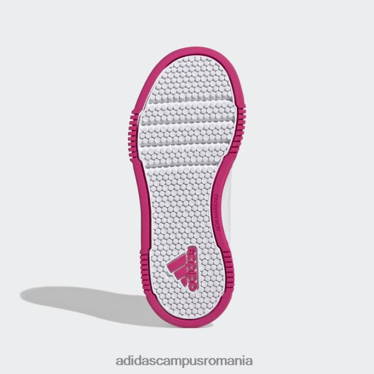 adidas campus romania pantofi de dantelă de antrenament sport tensaur alb adidas copii alb/magenta real/negru J266N217745