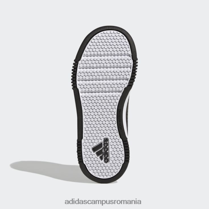 adidas campus romania pantofi de dantelă de antrenament sport tensaur alb copii alb negru J266N217669