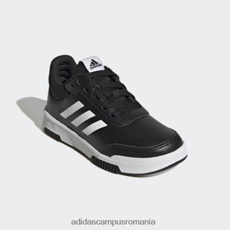 adidas campus romania pantofi de dantelă de antrenament sport tensaur alb copii alb negru J266N217669