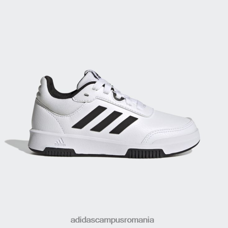 adidas campus romania pantofi de dantelă de antrenament sport tensaur alb copii alb negru J266N217762