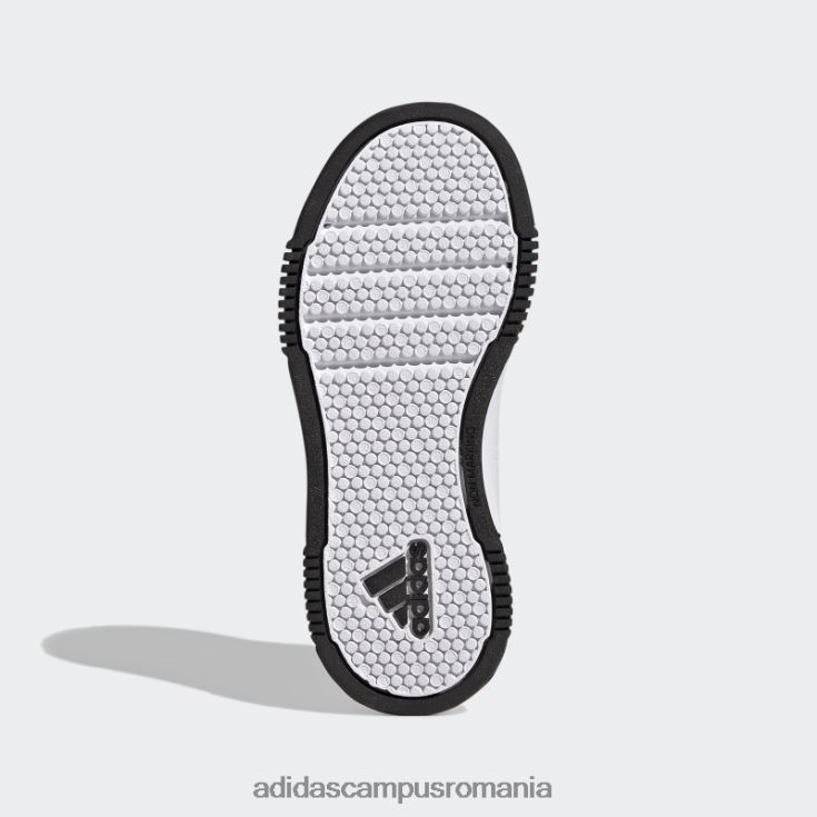 adidas campus romania pantofi de dantelă de antrenament sport tensaur alb copii alb negru J266N217762
