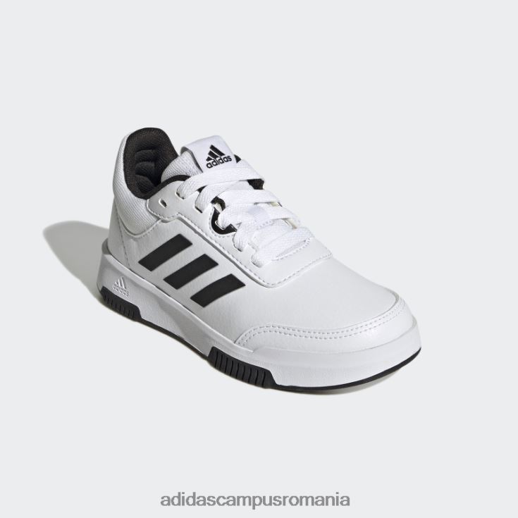 adidas campus romania pantofi de dantelă de antrenament sport tensaur alb copii alb negru J266N217762