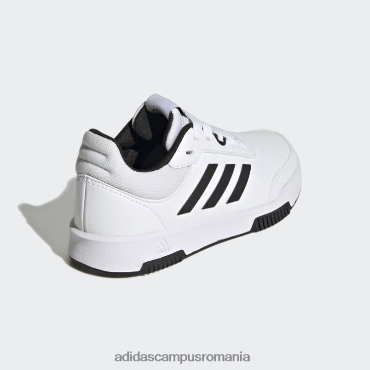 adidas campus romania pantofi de dantelă de antrenament sport tensaur alb copii alb negru J266N217762
