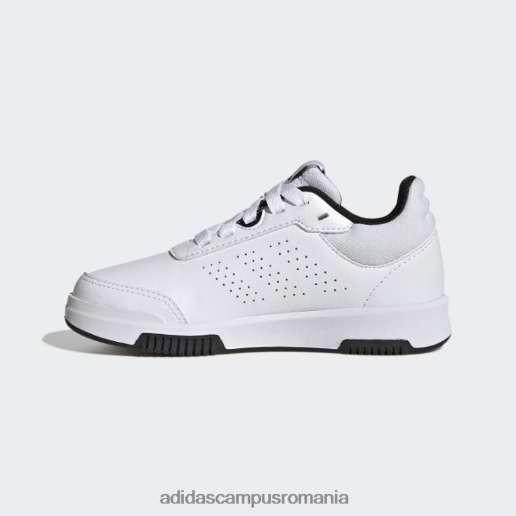 adidas campus romania pantofi de dantelă de antrenament sport tensaur alb copii alb negru J266N217762