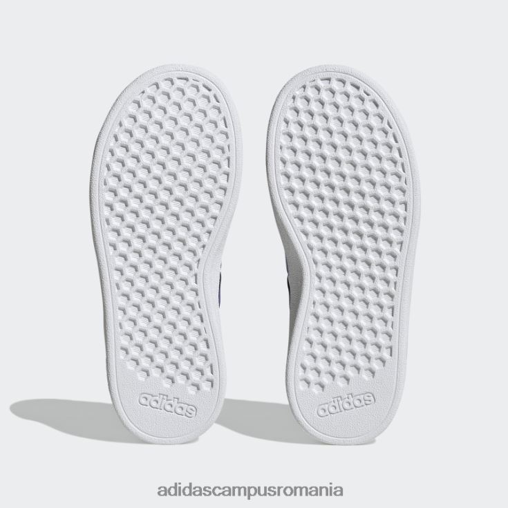 adidas campus romania pantofi de tenis cu șireturi stil de viață albastru grand court copii alb/albastru J266N217761