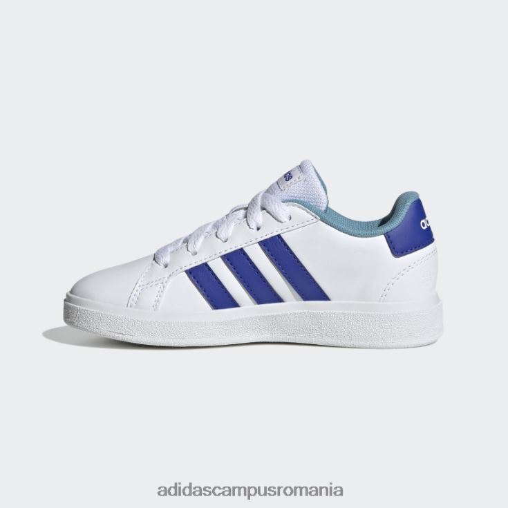 adidas campus romania pantofi de tenis cu șireturi stil de viață albastru grand court copii alb/albastru J266N217761