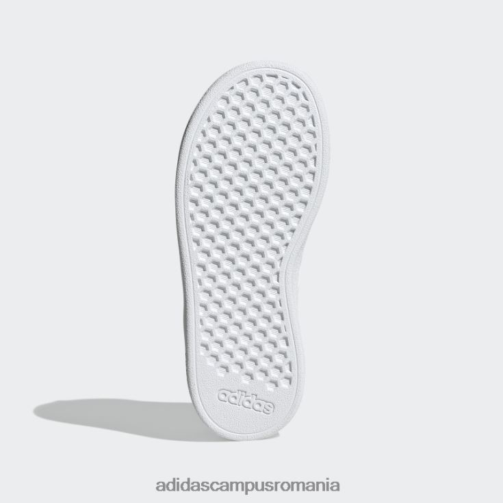 adidas campus romania pantofi de tenis negri cu șireturi, stil de viață, grand court copii alb negru J266N23569
