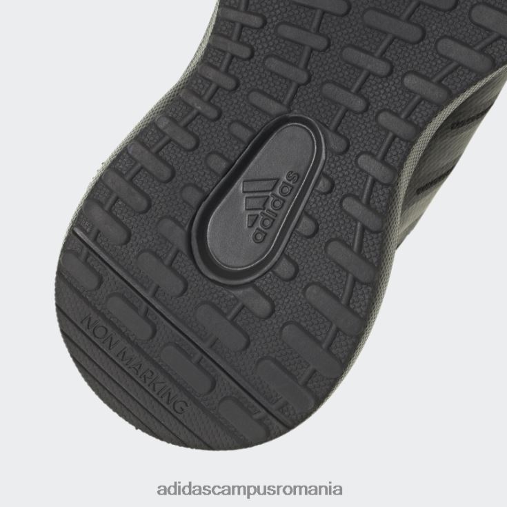 adidas campus romania pantofi din carbon fortarun 2.0 cloudfoam cu dantelă elastică copii negru/carbon J266N211290