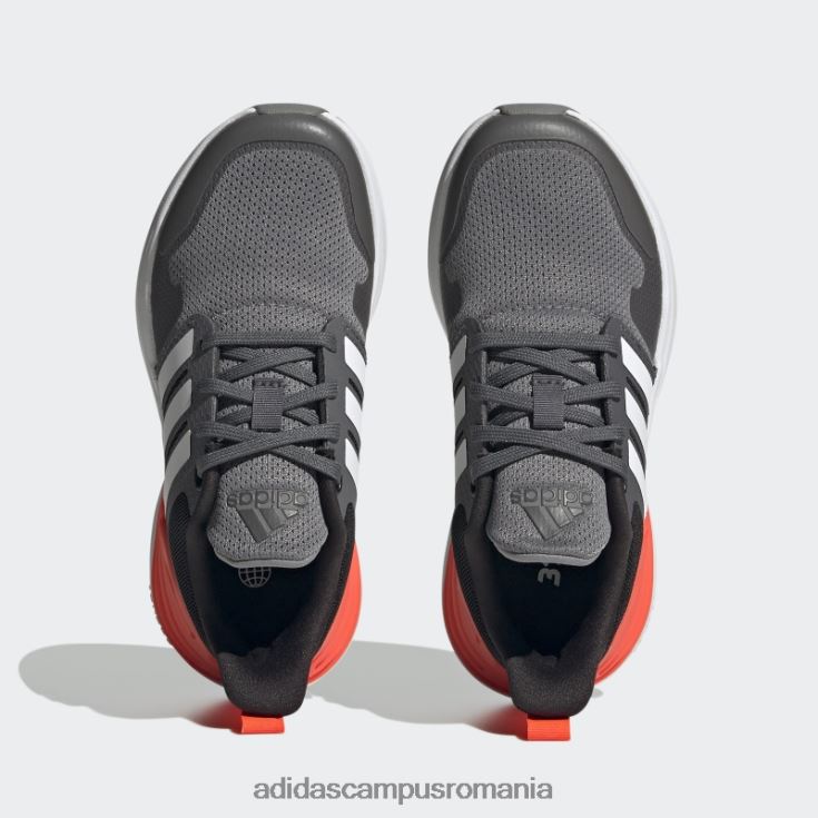 adidas campus romania pantofi din dantela rapidasport bounce gri copii gri/alb J266N211252