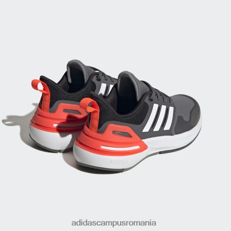 adidas campus romania pantofi din dantela rapidasport bounce gri copii gri/alb J266N211252