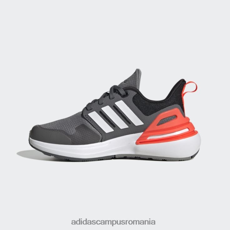 adidas campus romania pantofi din dantela rapidasport bounce gri copii gri/alb J266N211252
