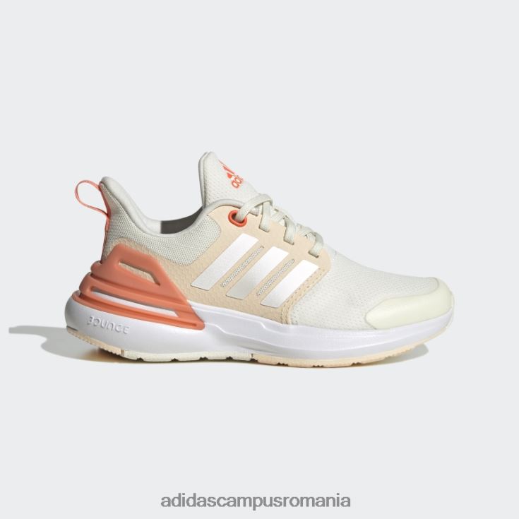 adidas campus romania pantofi din dantela rapidasport bounce zero metalic copii alb/zero metalic/rosu J266N23575