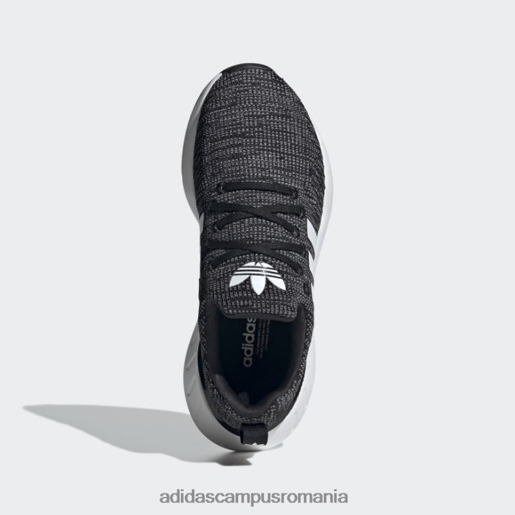 adidas campus romania pantofi eleganti gri Swift Run 22 copii negru/alb/gri J266N217876