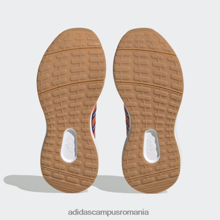 adidas campus romania pantofi fortarun 2.0 cloudfoam dantela alb copii alb/rosu/albastru victorie J266N217960