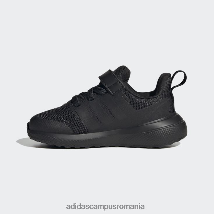 adidas campus romania pantofi fortarun 2.0 cloudfoam dantela elastica carbon top strap copii negru/carbon J266N217969